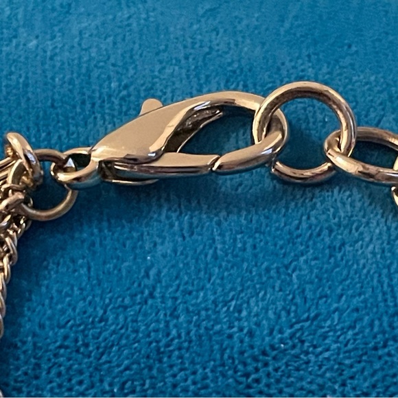 Lulu Frost For J. Crew Bracelet Heirloom Crystalline Cameo Charms Gold Bracelet - Picture 8 of 8